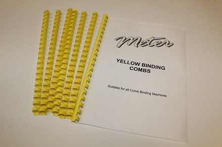 Yellow Binding Combs 